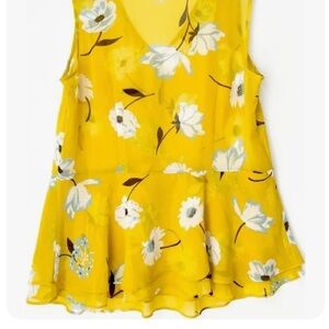 CAbi Simone Dazzle top with detachable cami. Large. 22” pit to pit. NWOT